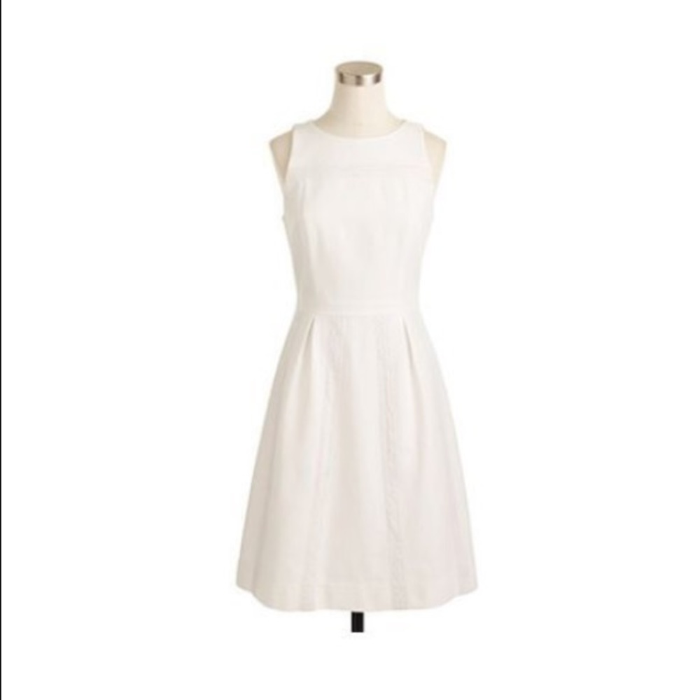J. Crew Cotton piqué lace wedding dress